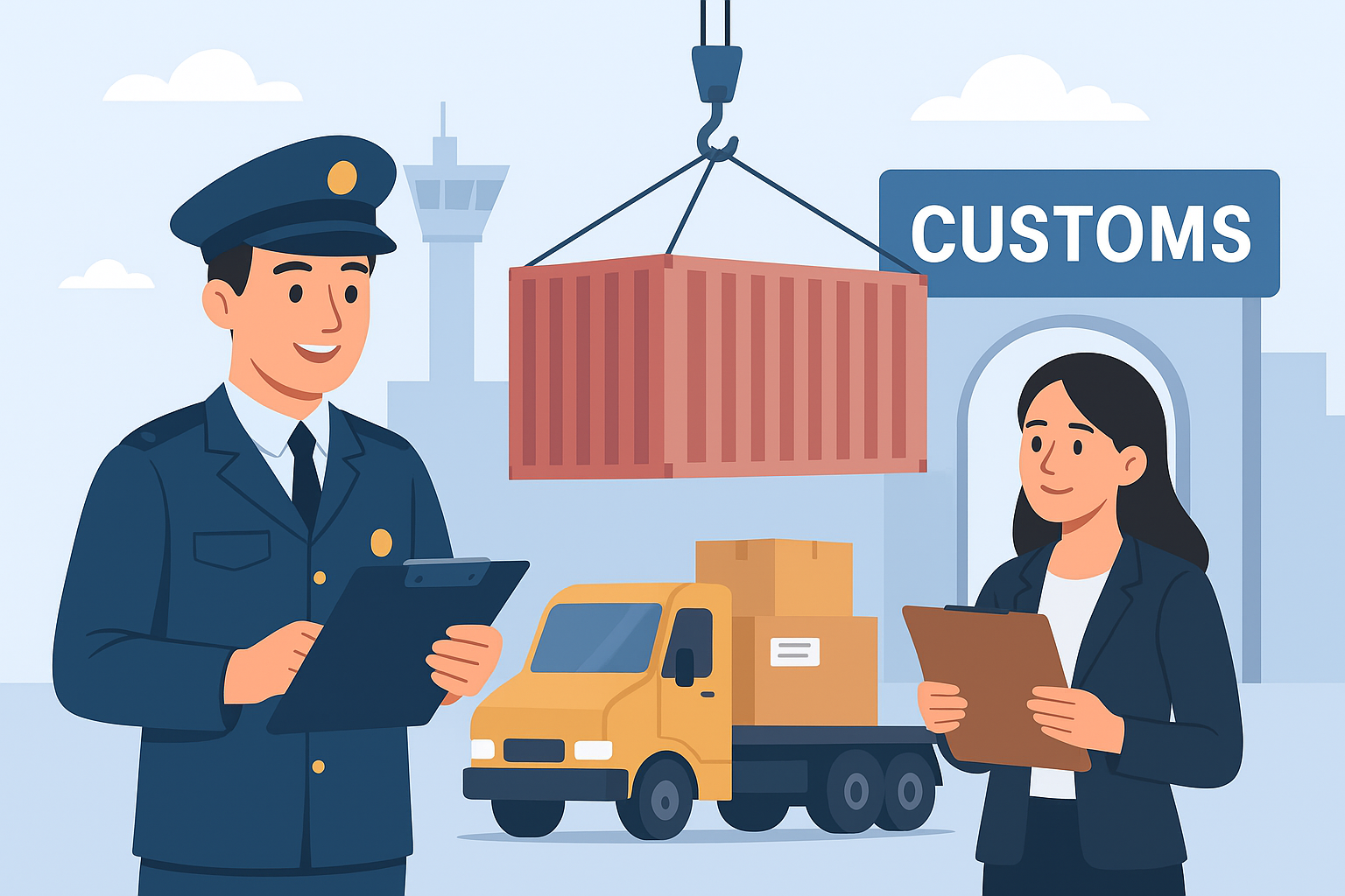 تقدي تكلفة التخليص الجمركي للبضائع