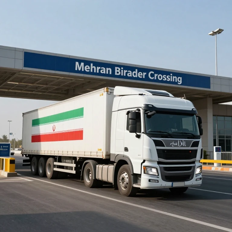 مدة تخليص الشحنات في منفذ مهران الحدودي